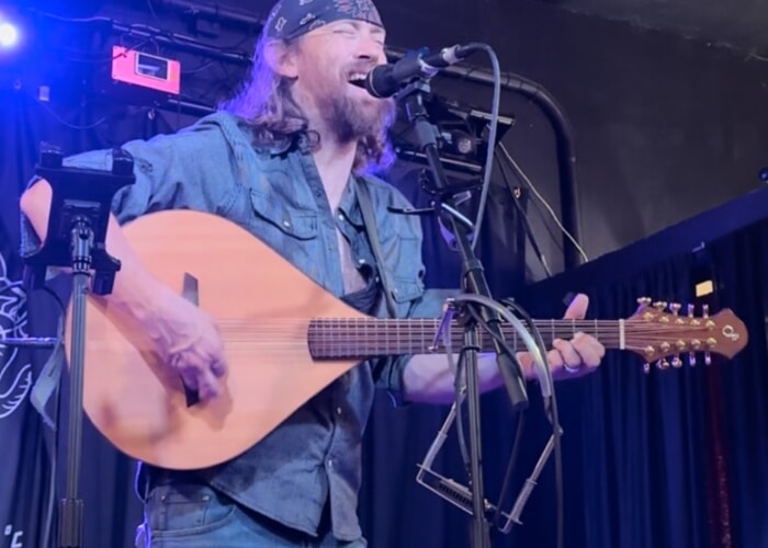 J. Carmichael performing at Barley Brown's Taphouse