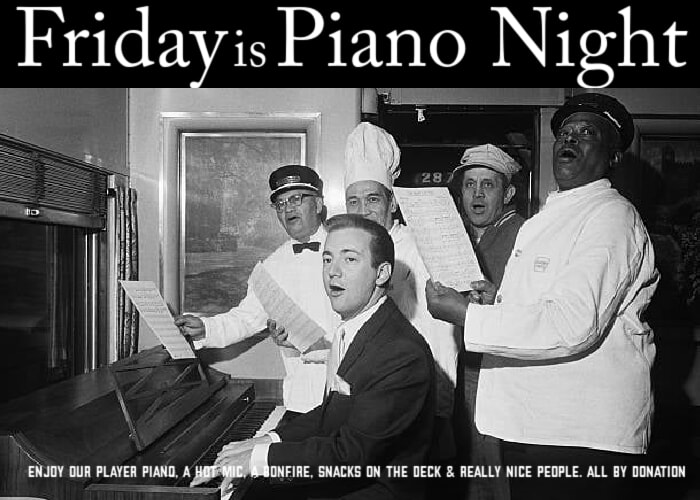 Friday is Piano Night in White River Junction