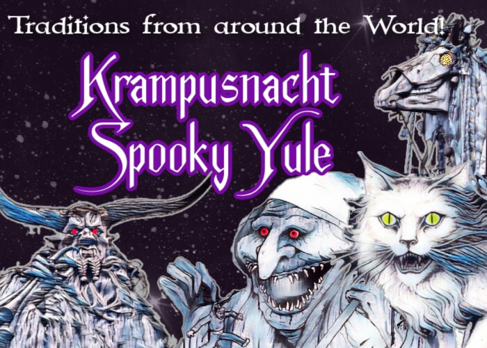 Krampusnacht Spooky Yule walk in White River Junction