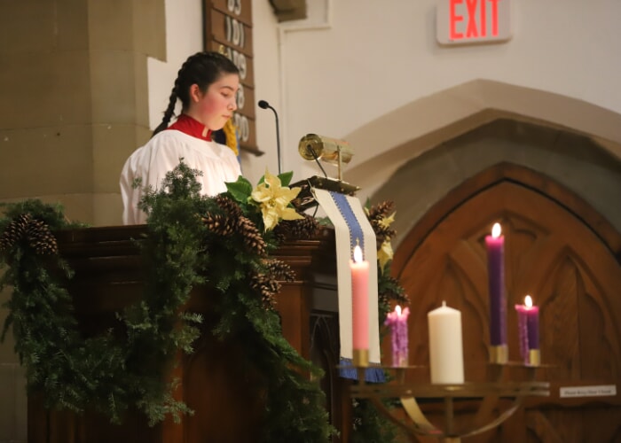 Christingle Christmas Eve Service in Hanover