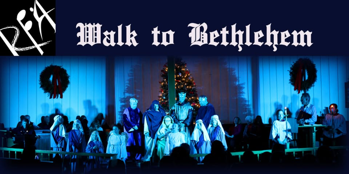 The Walk to Bethlehem, Holiday performance and community pageant