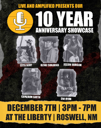 Live and Amplified 10 Year Anniversary Showcase