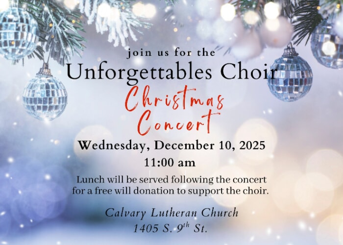 The Unforgettables Choir Christmas Concert