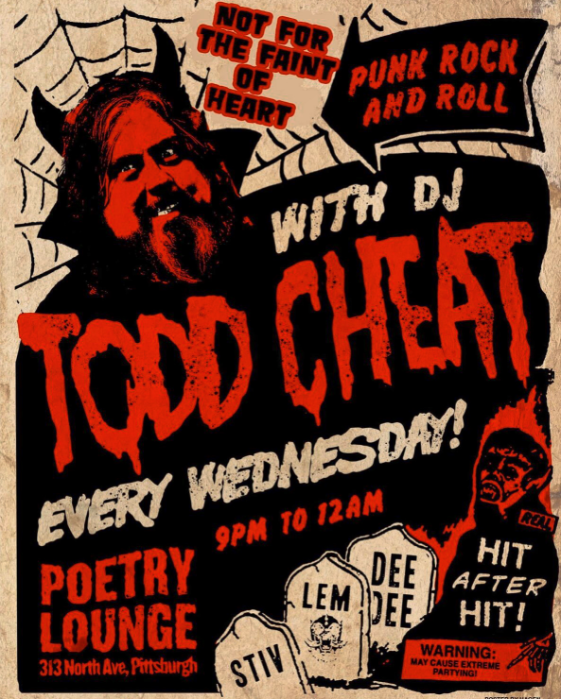 Punk Rock N Roll Wednesday w/ DJ Todd Cheat