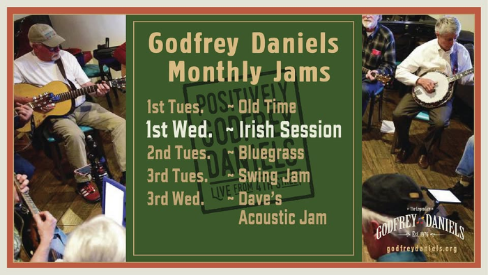 ☘️☘️ First Wednesday Free Irish Session - NOT HAPPENING IN AUGUST