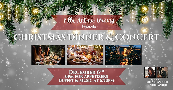 Christmas Dinner & Concert at Villa Antonio