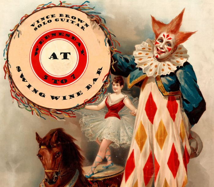 Vince Brown Plays Solo Jazz Guitar At Swing Wine Bar