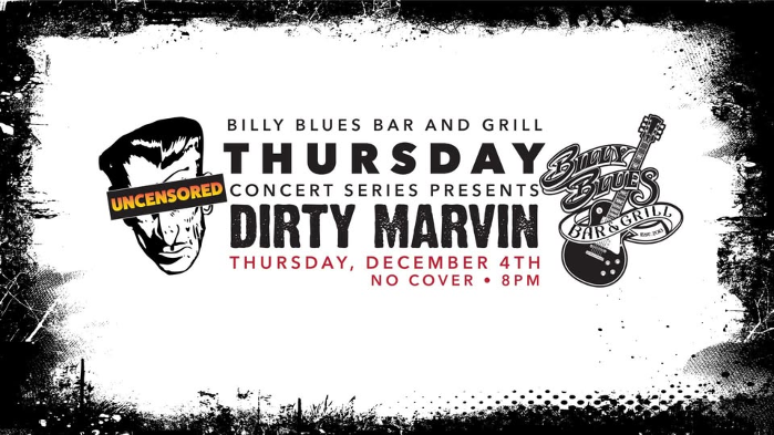 Dirty Marvin at Billy Blues