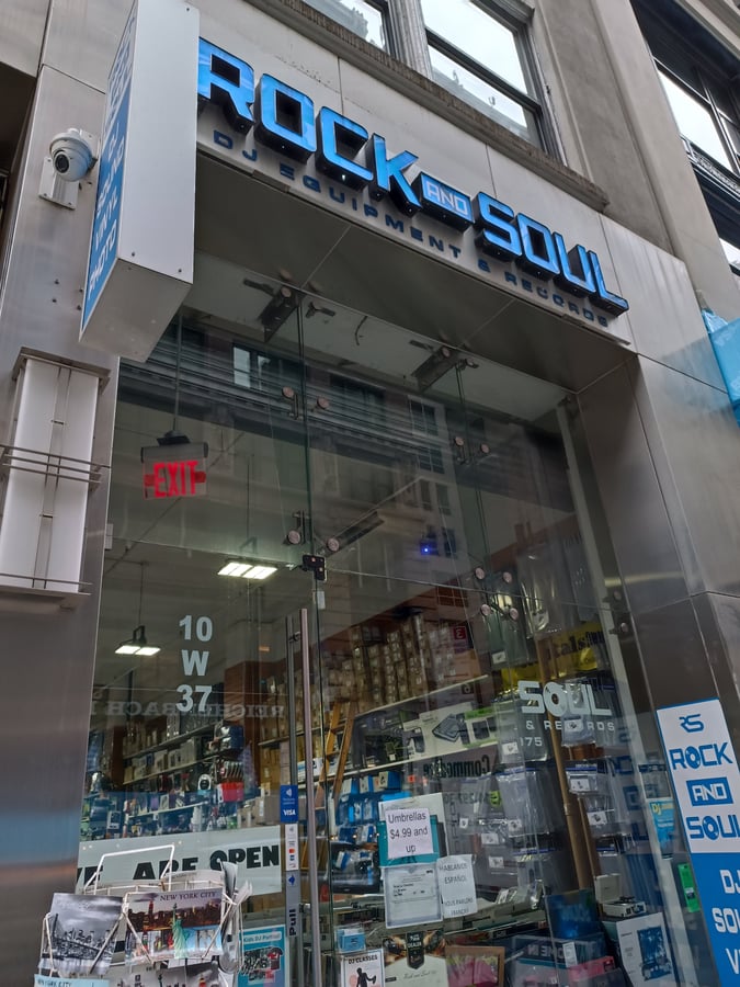 Rock and Soul DJ Equipment and Records