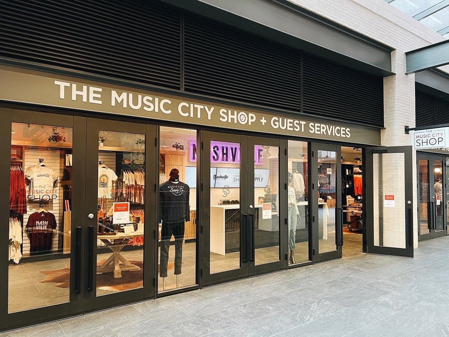 The Music City Shop at Fifth and Broadway