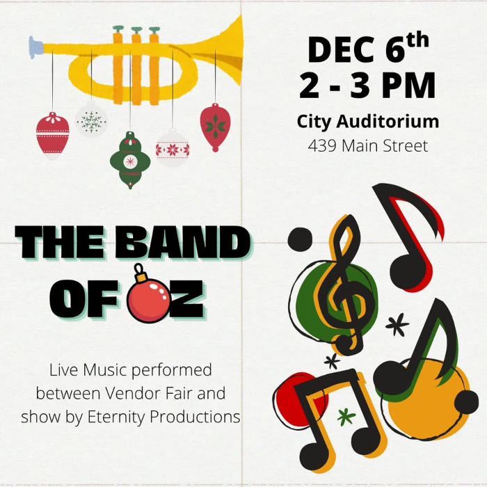 FREE Christmas Musical Performance by The Band of Oz