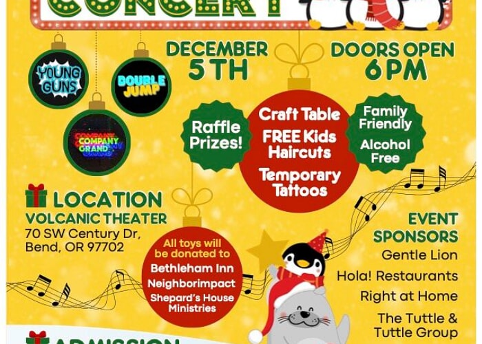 Central Oregon Toy Drive Benefit Concert