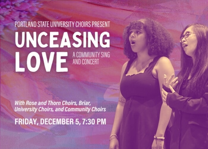 PSU Choirs: Unceasing Love: A Community Sing and Concert