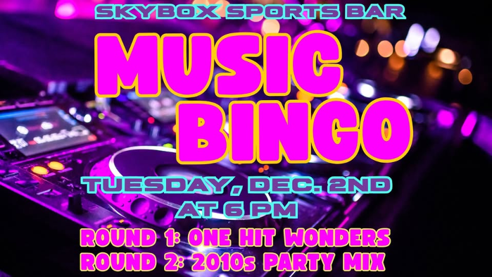 Music Bingo: One Hit Wonders & 2010s Party Anthems