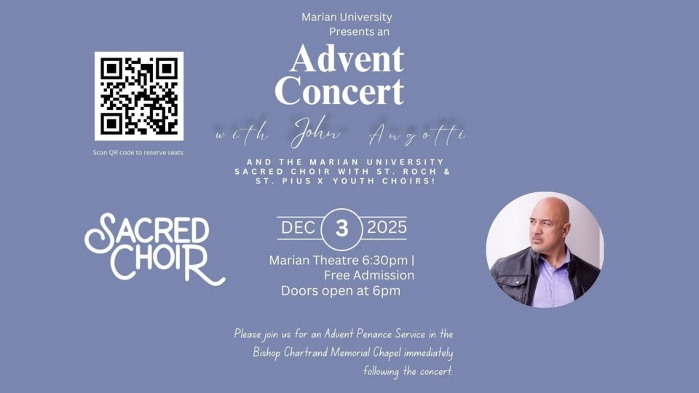 Advent Concert with John Angotti and Marian University Sacred Choir
