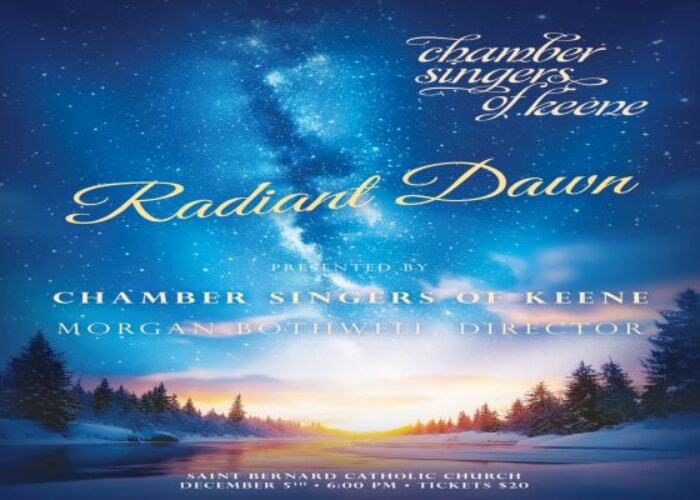 Chamber Singers of Keene Fall Concert "Oh Radiant Dawn"