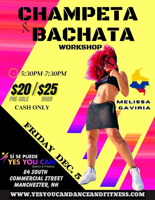 CHAMPETA & BACHATA WORKSHOP WITH MELISSA