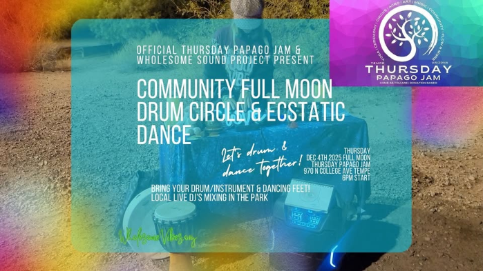 Community Full Moon Drum Circle & E dance