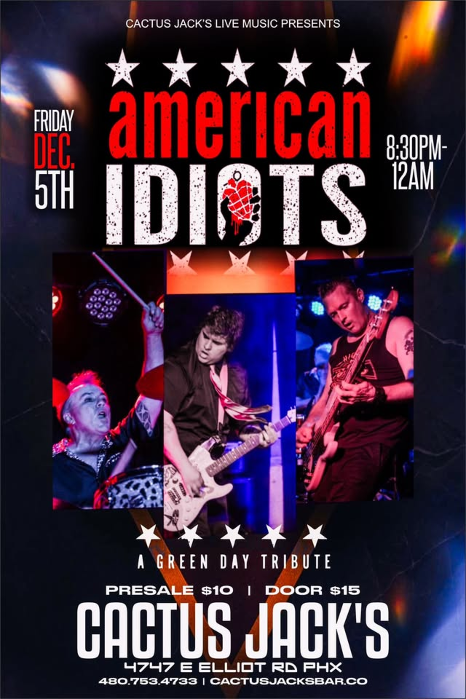 American Idiots are back at Cactus Jack's
