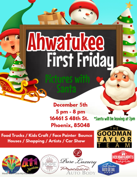 Ahwatukee First Fridays - Winter Wonderland & Photos with SANTA