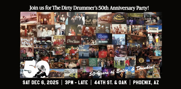 The Dirty Drummer's 50th Anniversary Party!