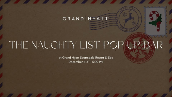 The Naughty List Pop Up Bar | Dec 4-31