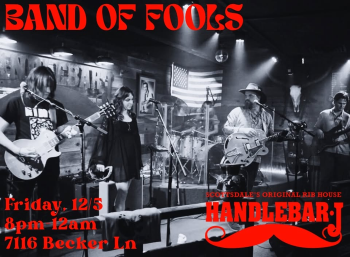 Band of Fools @ Handlebar J Friday, 12/5 8pm-12am