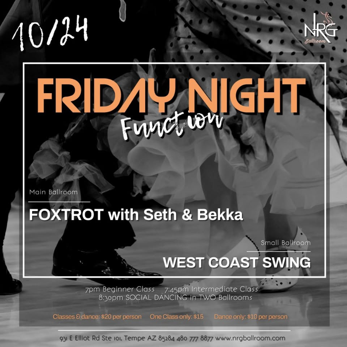 Friday Night Function: FOXTROT & WCS