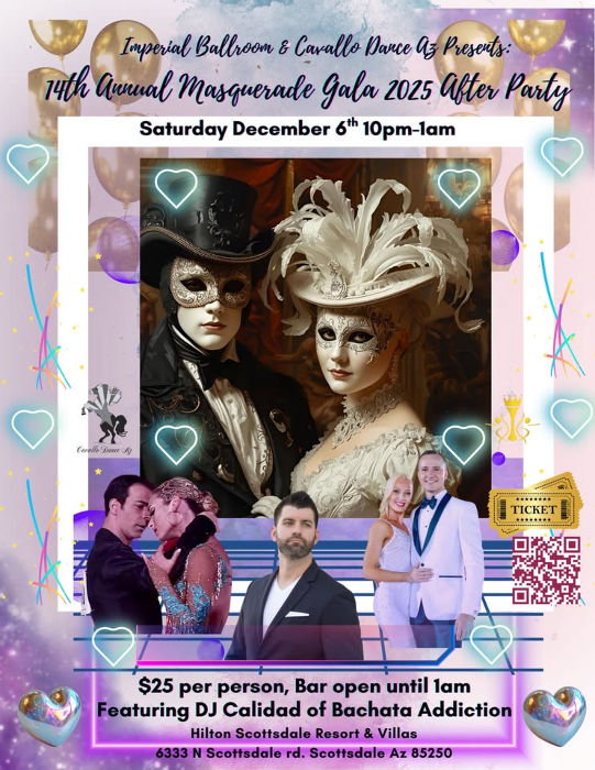 14th Annual Masquerade Gala 2025 After Party!