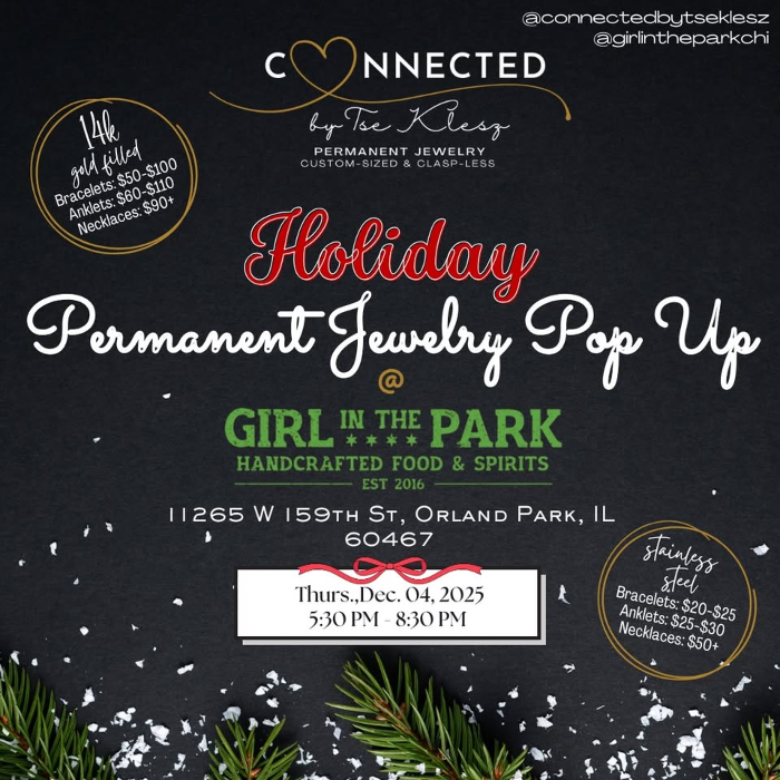 ✨ Holiday Permanent Jewelry Pop-Up! ✨