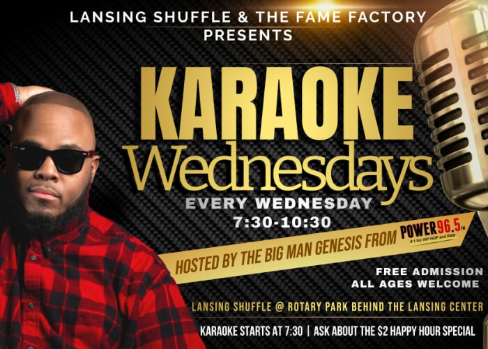 Karaoke at Lansing Shuffle with The Big Man Genesis