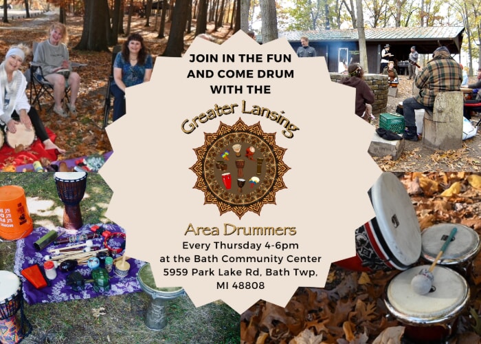 Weekly Drum Circle at Bath Community Center
