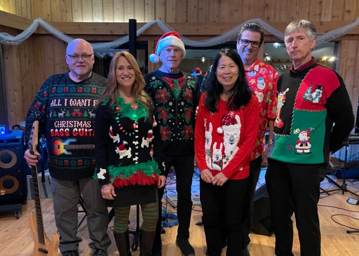 Rear View Mirror Ugly Holiday Sweater Party!