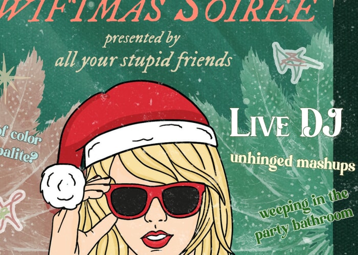 3rd Annual Swiftmas Soiree at Saved by the Wine