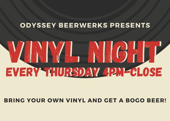 Vinyl Night at Odyssey Beerwerks