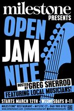 Milestone Presents Open Jam Nite Hosted by Greg Sherrod!