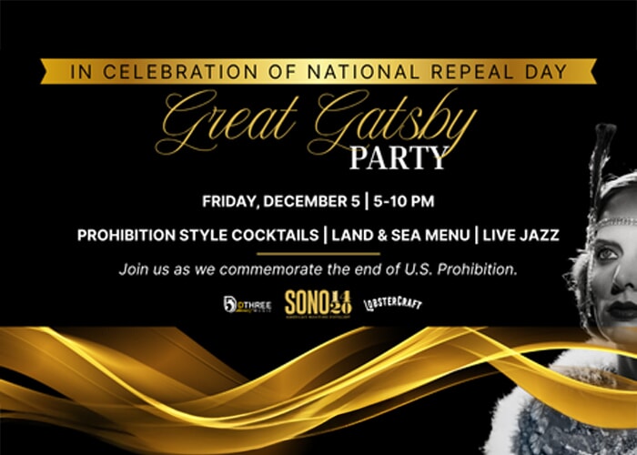 SoNo 1420 Distillery Great Gatsby Party