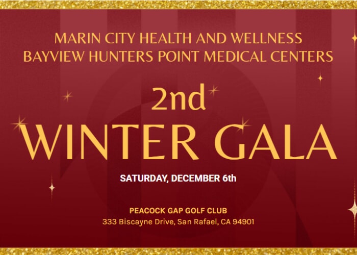 Marin City Health and Wellness Centers Announces 2nd Winter Gala