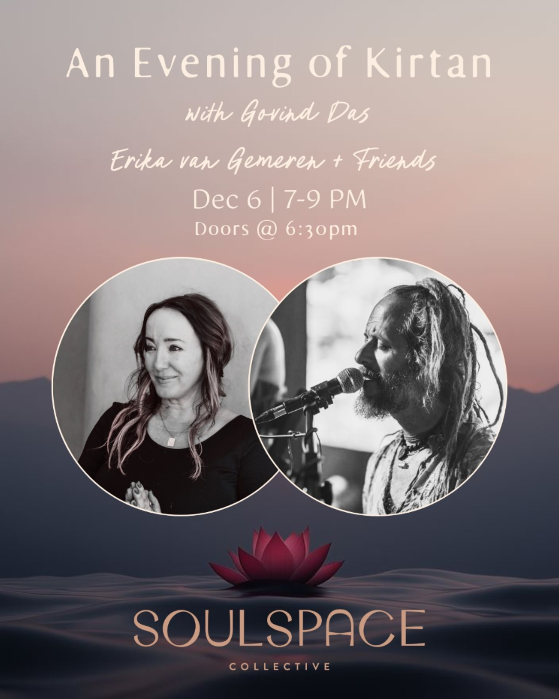 An Evening of Kirtan with Govind Das, Erika van Gemeren