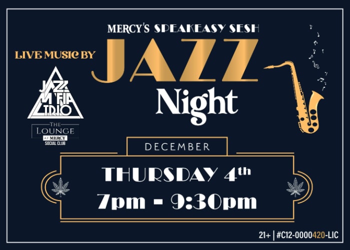 The Lounge at Mercy Jazz Night with Jazz Mafia Trio