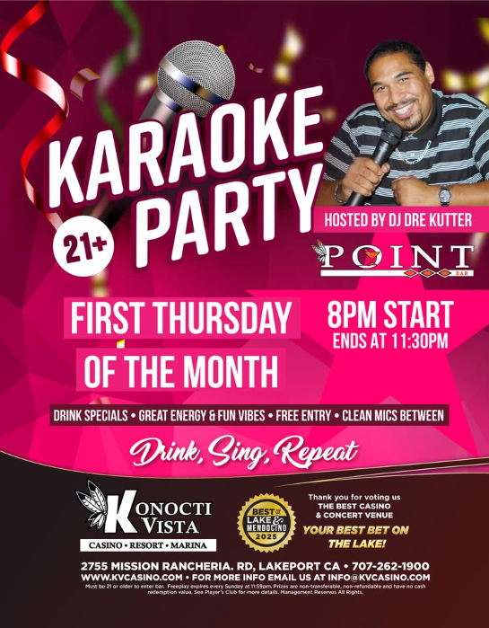 Karaoke Night at Point Bar with DJ Kutter