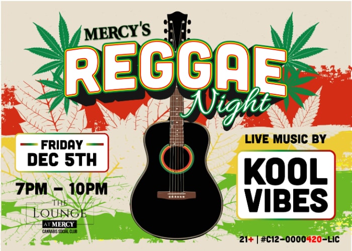 The Lounge at Mercy Reggae Night with Kool Vibes