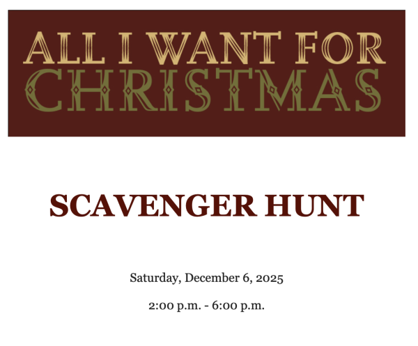All I want for Christmas- Scavenger Hunt