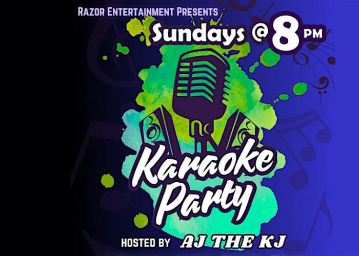 Karaoke Sundays with Razor Entertainment - Hosted by AJ the KJ