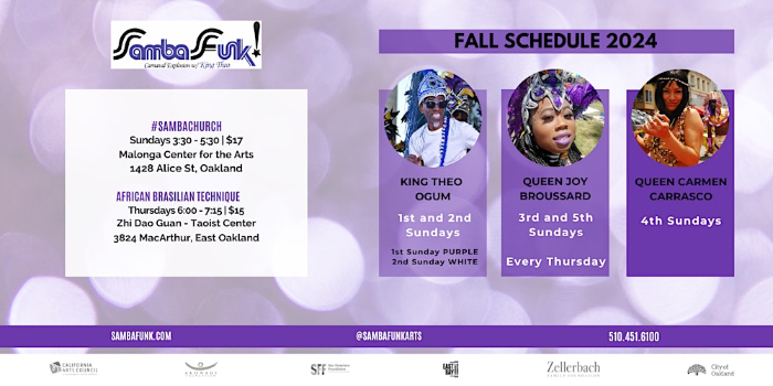 #SambaChurch African-Brazilian Dance and Drum Community Classes