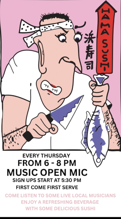 Hama Sushi - Music Open Mic (Thursdays)