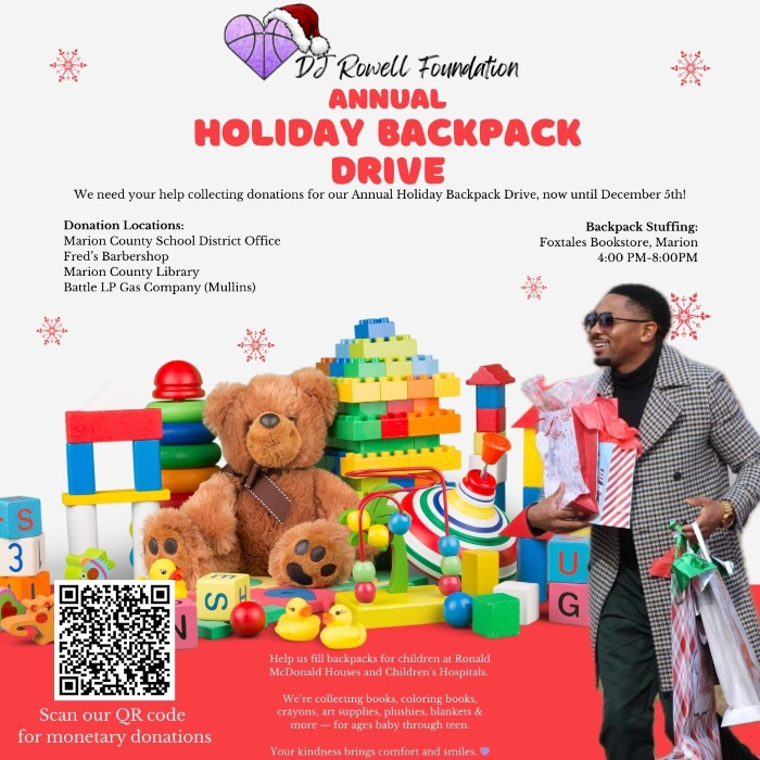 Backpack Drive & Stuffing