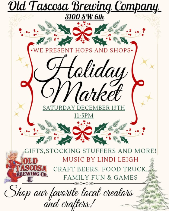 Hops n' Shops Holiday Market at Old Tascosa