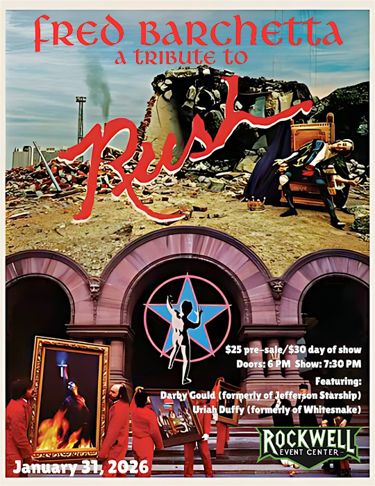 Fred Barchetta " A Tribute To RUSH" Live at The Rockwell w/ RELIC