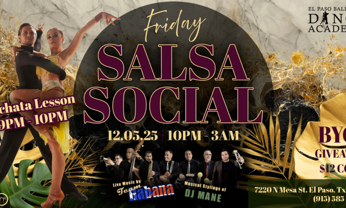 Friday Salsa Social with Team Havana Salsa Band